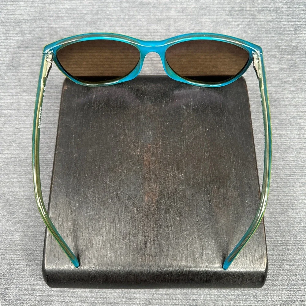 Maui Jim Ocean MJ 723-10P Tortoise Teal Polarized Cat Eye Sunglasses Italy